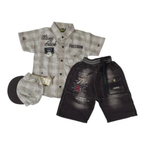 Stylish Baby Boy Summer Outfit 6-12 Months – Shirt & Short Set