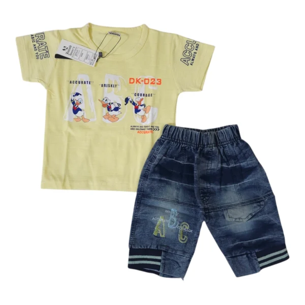Stylish Baby Boy Summer Outfit 6-12 Months – Shirt & Short Set