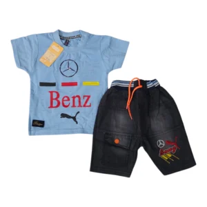 Stylish Baby Boy Summer Outfit 6-12 Months – Shirt & Short Set