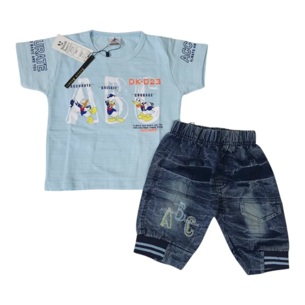 Stylish Baby Boy Summer Outfit 6-12 Months – Shirt & Short Set