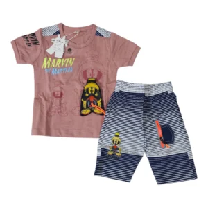 Stylish Baby Boy Summer Outfit 6-12 Months – Shirt & Short Set