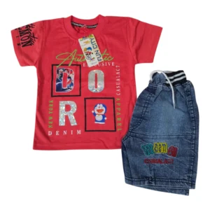 Stylish Baby Boy Summer Outfit 6-12 Months – Shirt & Short Set