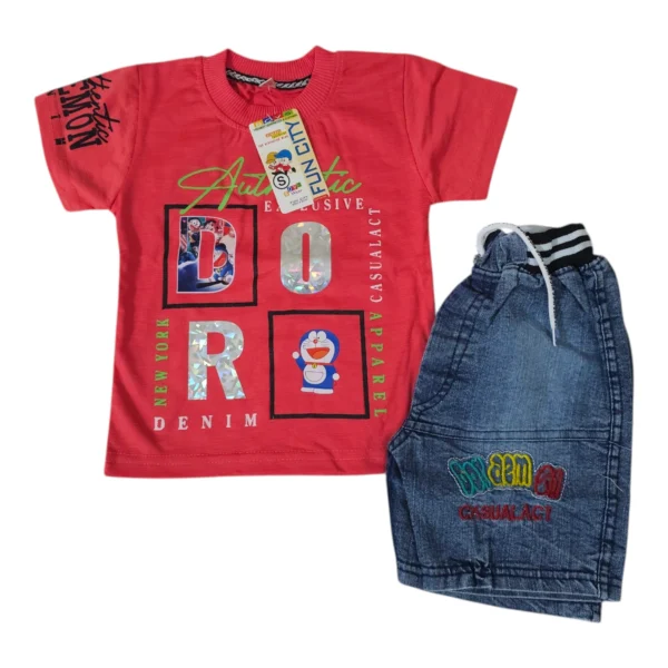 Stylish Baby Boy Summer Outfit 6-12 Months – Shirt & Short Set