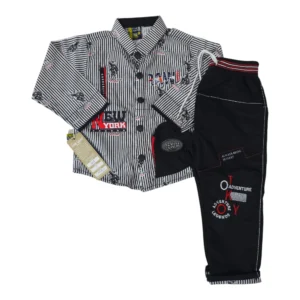 Stylish Baby Boy Summer Outfit 6-12 Months – Shirt & Short Set