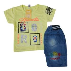 Stylish Baby Boy Summer Outfit 6-12 Months – Shirt & Short Set