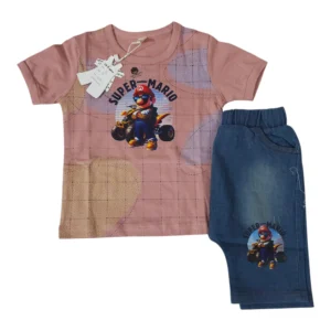 Stylish Baby Boy Summer Outfit 6-12 Months – Shirt & Short Set