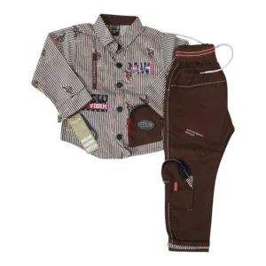Stylish Baby Boy Summer Outfit 6-12 Months – Shirt & Short Set