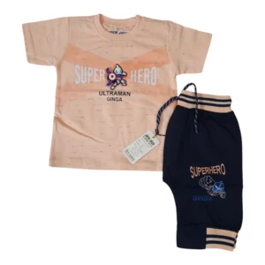 Stylish Baby Boy Summer Outfit 6-12 Months – Shirt & Short Set
