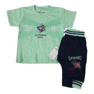 Stylish Baby Boy Summer Outfit 6-12 Months – Shirt & Short Set