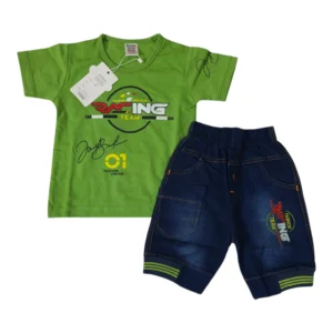Stylish Baby Boy Summer Outfit 6-12 Months – Shirt & Short Set