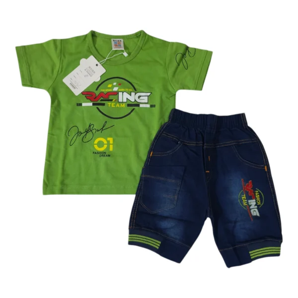 Stylish Baby Boy Summer Outfit 6-12 Months – Shirt & Short Set