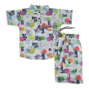 Stylish Baby Boy Summer Outfit 6-12 Months – Shirt & Short Set