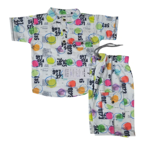 Stylish Baby Boy Summer Outfit 6-12 Months – Shirt & Short Set