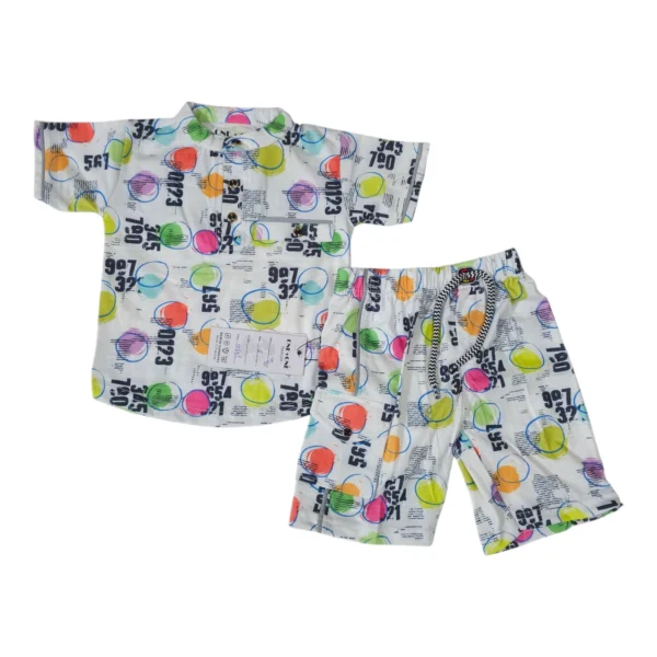 Stylish Baby Boy Summer Outfit 6-12 Months – Shirt & Short Set