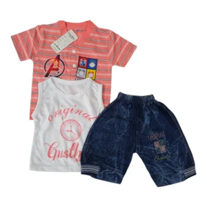 Stylish Baby Boy Summer Outfit 6-12 Months – Shirt & Short Set