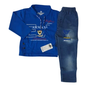 Stylish Baby Boy Summer Outfit 6-12 Months – Shirt & Short Set