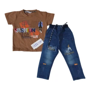 Stylish Baby Boy Summer Outfit 6-12 Months – Shirt & Short Set