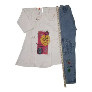 Girls 30 Winter Frock with Jeans