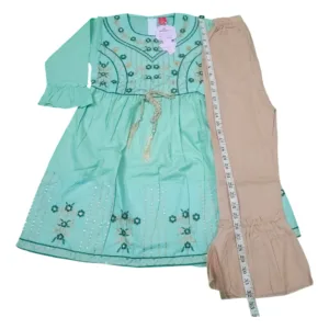 Girls 32 Lawn Cotton Fancy Frock