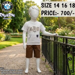 Boys SML suite nikker shirt