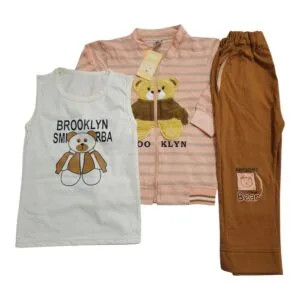 boys 3 pcs summer clothing set small and large