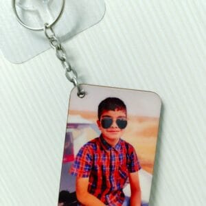 Acrylic Square Key Ring – Customised