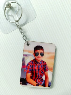 Acrylic Square Key Ring – Customised