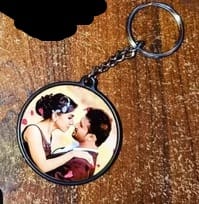 Metal Round Large Key Ring – Customised